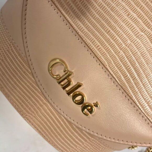 Chloe logo Abbey Rock Small 2WAY Hand Bag Crossbody Pochette Shoulder Bag - Picture 13 of 13